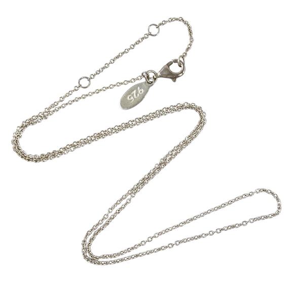 Vintage BOMA Sterling Silver 925 Cable Link Chain Necklace 16"-17"-18" - Picture 1 of 3